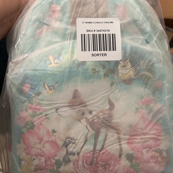 Disney Handbags - Loungefly Disney Bambi Floral Mini Backpack